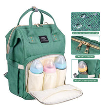 Load image into Gallery viewer, Baby Diaper Bag Backpack For Travel - Green
