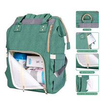 Load image into Gallery viewer, Baby Diaper Bag Backpack For Travel - Green
