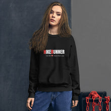 Load image into Gallery viewer, Hikerunner Unisex Sweatshirt LMTO White Print
