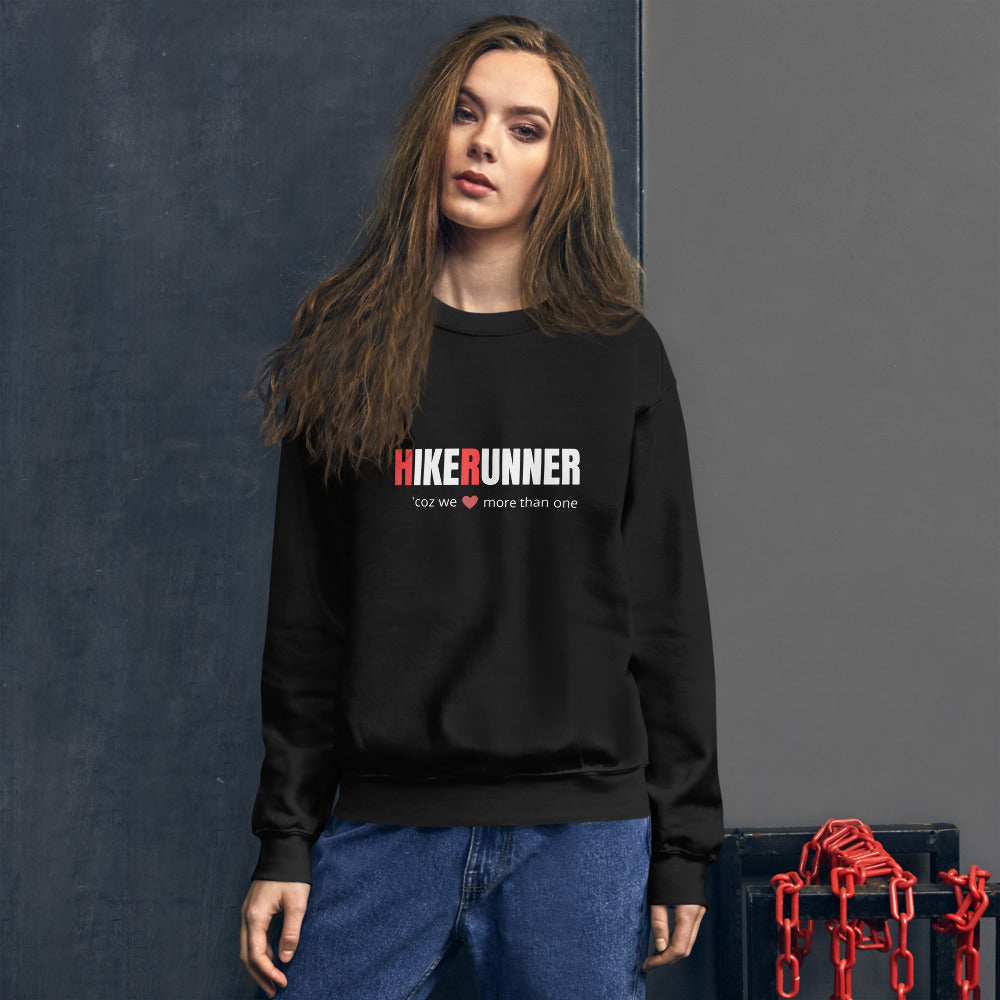 Hikerunner Unisex Sweatshirt LMTO White Print