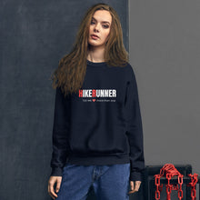 Load image into Gallery viewer, Hikerunner Unisex Sweatshirt LMTO White Print

