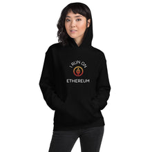 Load image into Gallery viewer, I Run On Ethereum Unisex Hoodie - Model WFOGCC
