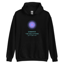 Load image into Gallery viewer, Embrace The Sol&#39;s Aura Unisex Hoodie - Model BPCCTF
