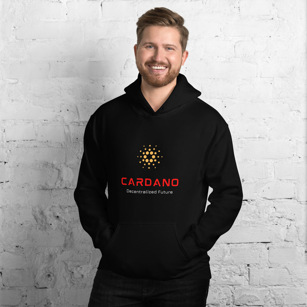 Cardano Decentralized Future Unisex Hoodie - Model GCORFAWF