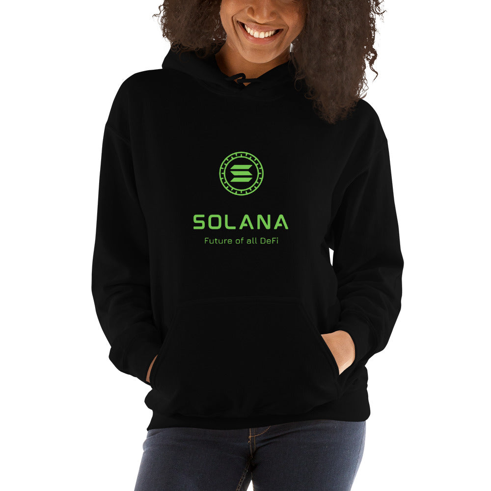 Solana Future Of All DeFi Unisex Hoodie - Model GSOGFAGF