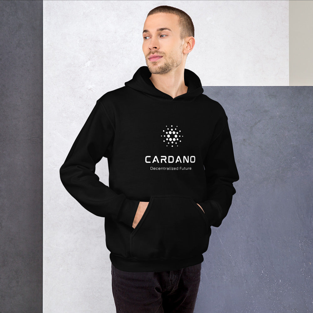 Cardano Decentralized Future Unisex Hoodie - Model WCCOWFOWF