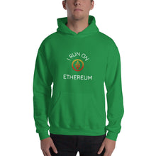 Load image into Gallery viewer, I Run On Ethereum Unisex Hoodie - Model WFOGCC
