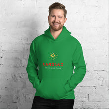 Load image into Gallery viewer, Cardano Decentralized Future Unisex Hoodie - Model GCORFAWF
