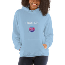 Load image into Gallery viewer, I Run On SOL Crypto Coin Unisex Hoodie - Model WFOGPCC
