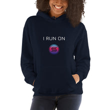 Load image into Gallery viewer, I Run On SOL Crypto Coin Unisex Hoodie - Model WFOGPCC

