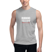 Load image into Gallery viewer, Running Feels Good Tank Top
