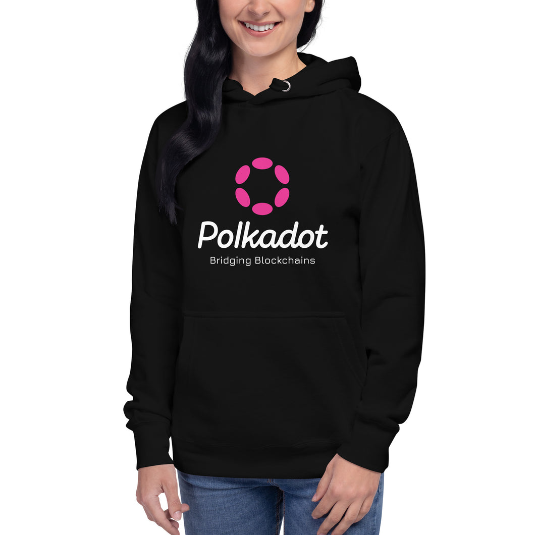 Polkadot Bridging Blockchains Unisex Hoodie - Model PPWWF