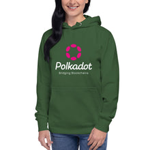 Load image into Gallery viewer, Polkadot Bridging Blockchains Unisex Hoodie - Model PPWWF
