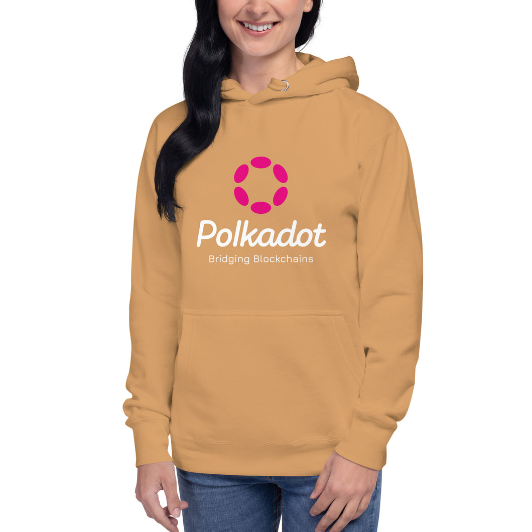 Polkadot Bridging Blockchains Unisex Hoodie - Model PPWWF