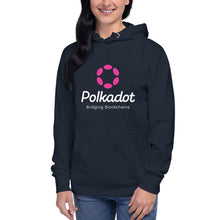 Load image into Gallery viewer, Polkadot Bridging Blockchains Unisex Hoodie - Model PPWWF
