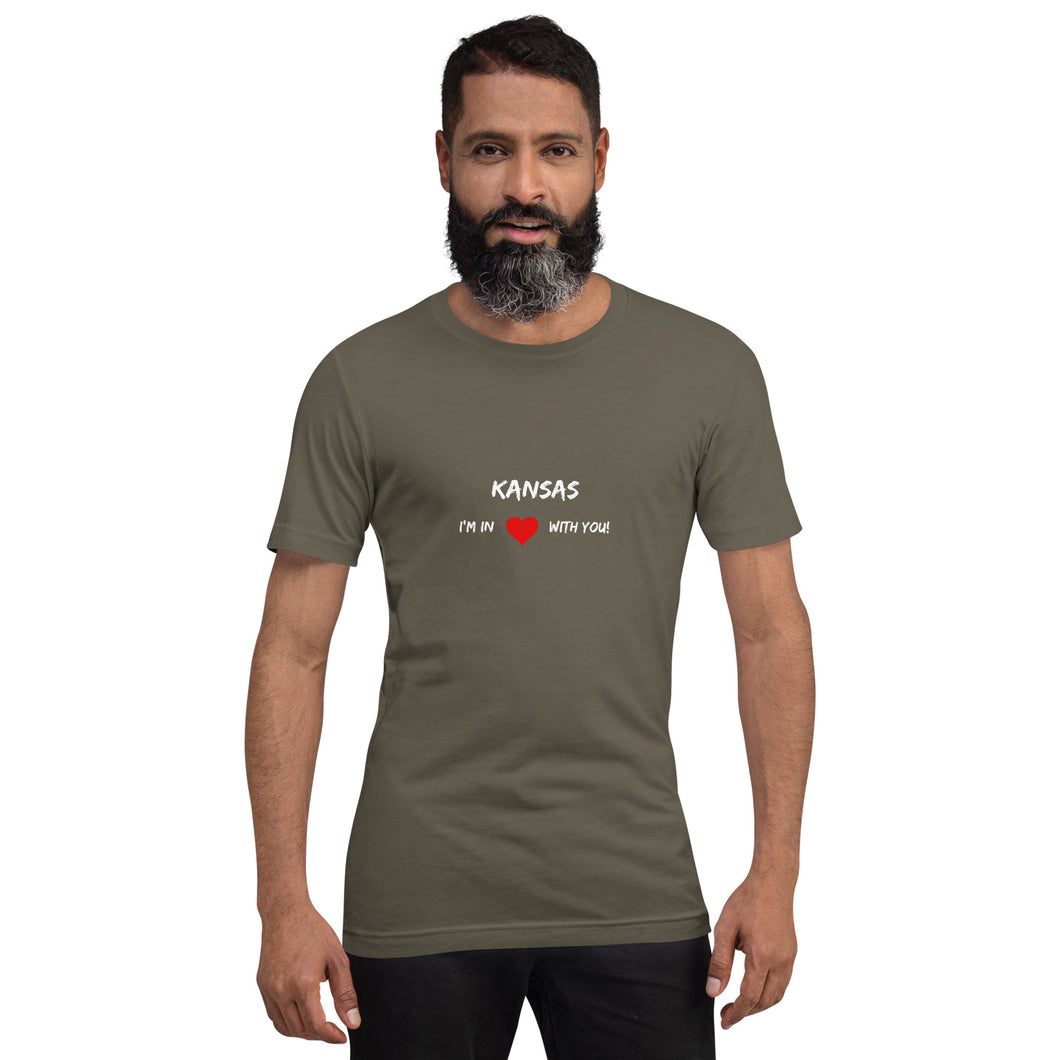 Love For Kansas Unisex T-Shirt