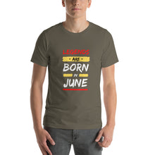 Load image into Gallery viewer, Legends Are Born In June Unisex T-Shirt
