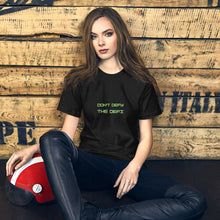 Load image into Gallery viewer, Don&#39;t Defy The DeFi Unisex T-Shirt - Model GFWGF
