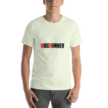 Load image into Gallery viewer, Hikerunner Short-Sleeve Unisex T-Shirt Black Print
