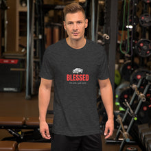 Load image into Gallery viewer, Blessed To Be A Father Red Print T-Shirt

