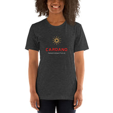 Load image into Gallery viewer, Cardano Decentralized Future Unisex T-Shirt - Model GCORFAWF
