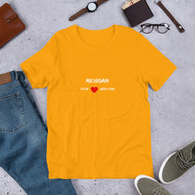 Load image into Gallery viewer, Love For Michigan Unisex T-Shirt
