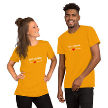 Load image into Gallery viewer, Love For West Virginia Unisex T-Shirt
