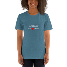 Load image into Gallery viewer, Love For Louisiana Unisex T-Shirt
