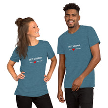 Load image into Gallery viewer, Love For West Virginia Unisex T-Shirt
