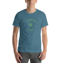 Load image into Gallery viewer, I Run On ADA Crypto Coin Unisex T-Shirt - Model GFOGCCWN
