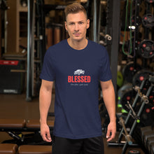 Load image into Gallery viewer, Blessed To Be A Father Red Print T-Shirt
