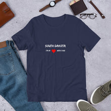 Load image into Gallery viewer, Love For South Dakota Unisex T-Shirt
