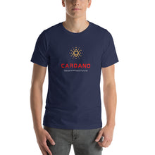 Load image into Gallery viewer, Cardano Decentralized Future Unisex T-Shirt - Model GCORFAWF
