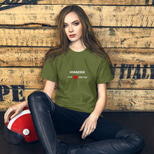 Load image into Gallery viewer, Love For Nebraska Unisex T-Shirt
