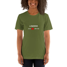 Load image into Gallery viewer, Love For Louisiana Unisex T-Shirt
