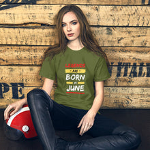 Load image into Gallery viewer, Legends Are Born In June Unisex T-Shirt
