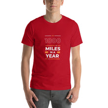 Load image into Gallery viewer, Completing 1000 Miles In A Year Unisex T-Shirt
