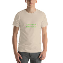 Load image into Gallery viewer, Don&#39;t Defy The DeFi Unisex T-Shirt - Model GFWGF
