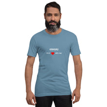 Load image into Gallery viewer, Love For Kansas Unisex T-Shirt
