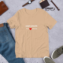 Load image into Gallery viewer, Love For South Dakota Unisex T-Shirt
