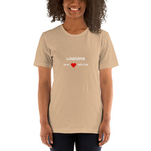 Load image into Gallery viewer, Love For Louisiana Unisex T-Shirt
