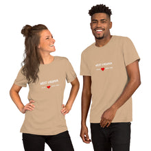 Load image into Gallery viewer, Love For West Virginia Unisex T-Shirt
