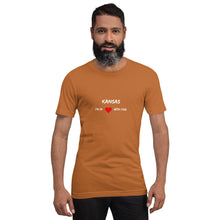 Load image into Gallery viewer, Love For Kansas Unisex T-Shirt
