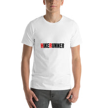 Load image into Gallery viewer, Hikerunner Short-Sleeve Unisex T-Shirt Black Print
