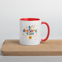 Load image into Gallery viewer, Be Awesome Today Mug with Color Inside
