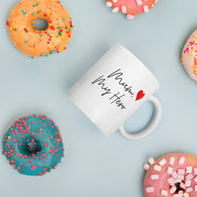 Load image into Gallery viewer, White Glossy Mug - Mum My Hero
