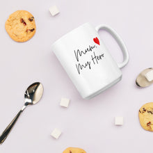 Load image into Gallery viewer, White Glossy Mug - Mum My Hero
