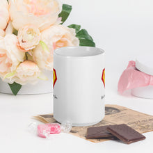 Load image into Gallery viewer, White Glossy Mug - Mom You&#39;re My Hero

