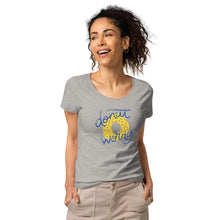 Load image into Gallery viewer, Donut Worry Women’s Organic T-Shirt
