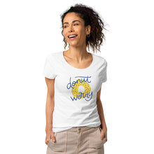 Load image into Gallery viewer, Donut Worry Women’s Organic T-Shirt
